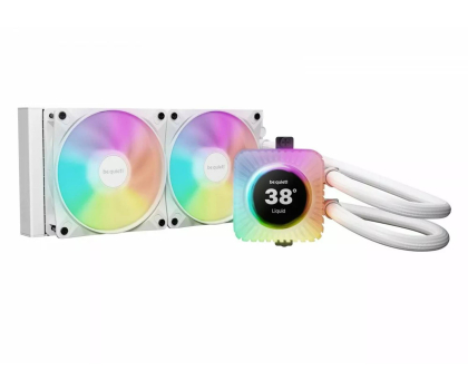 Wentylator do komputera be quiet! Light Loop IO LCD 240mm White 2x120mm